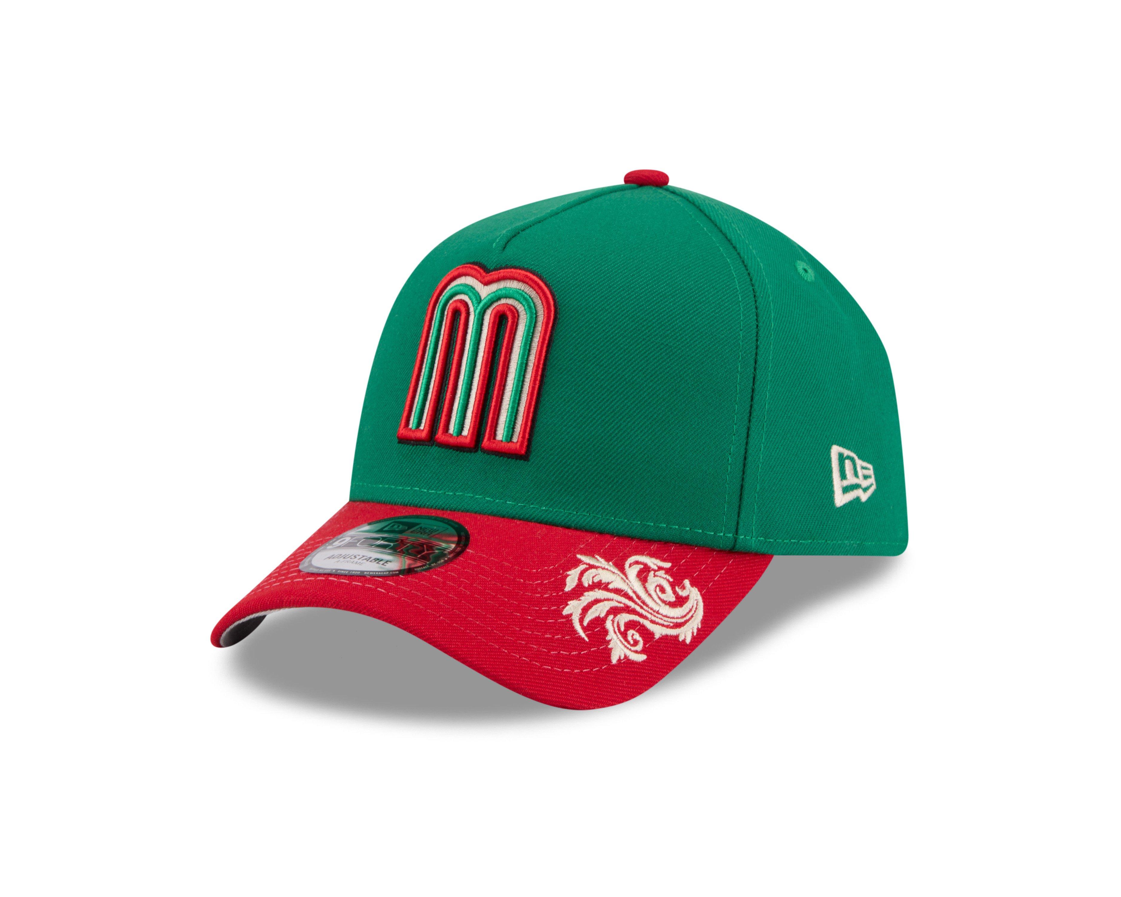 New Era Mexico 9FORTY A-Frame Snapback Hat-Green - GREEN